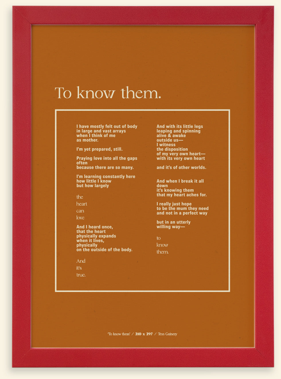 To Know Them